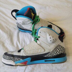 Jordan Son of Mars Olympic Air Jordan High tops Mens size 13 Pop Art EUC RARE